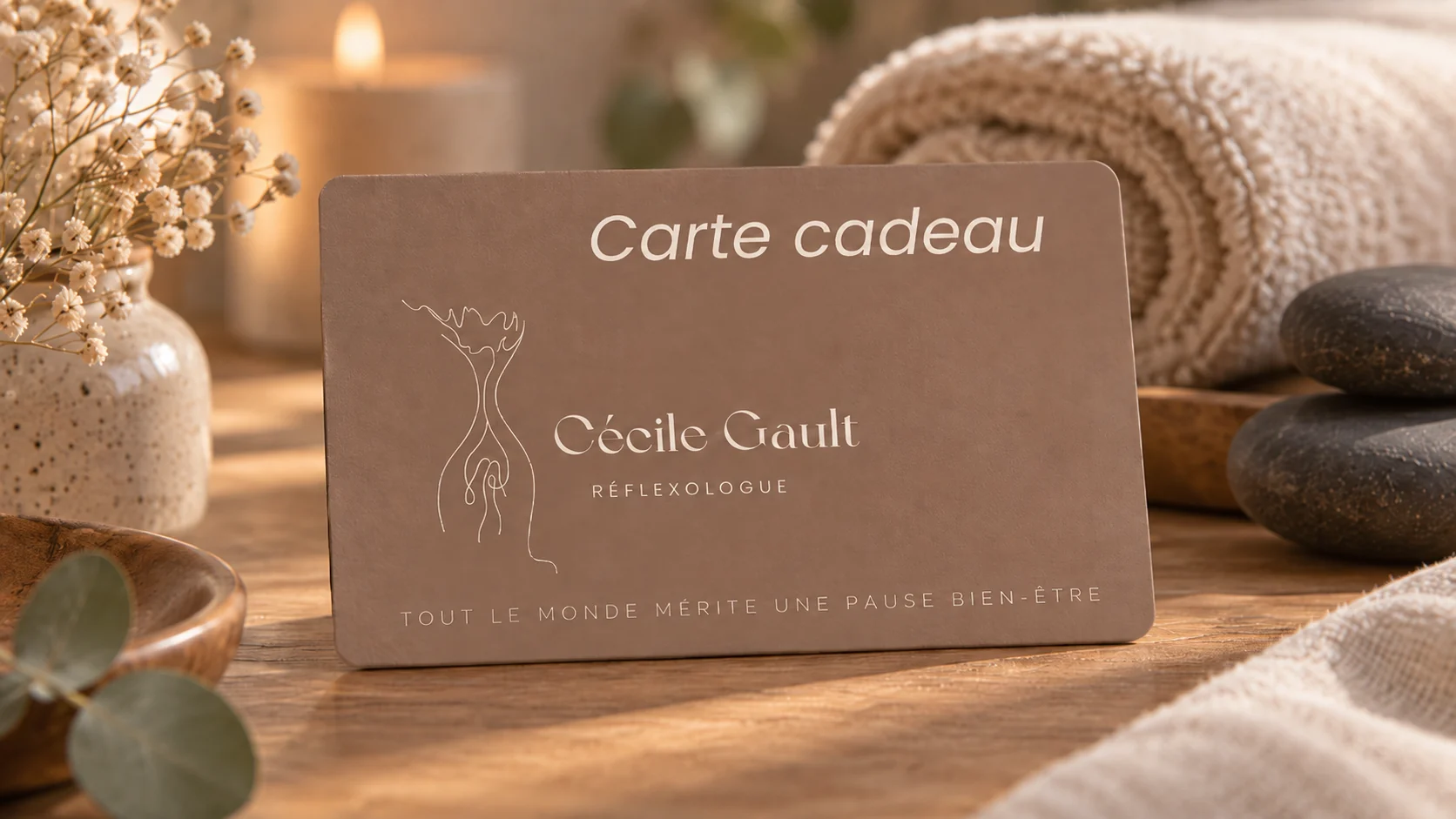 Cécile Gault - Offrir une carte cadeau de réflexologie